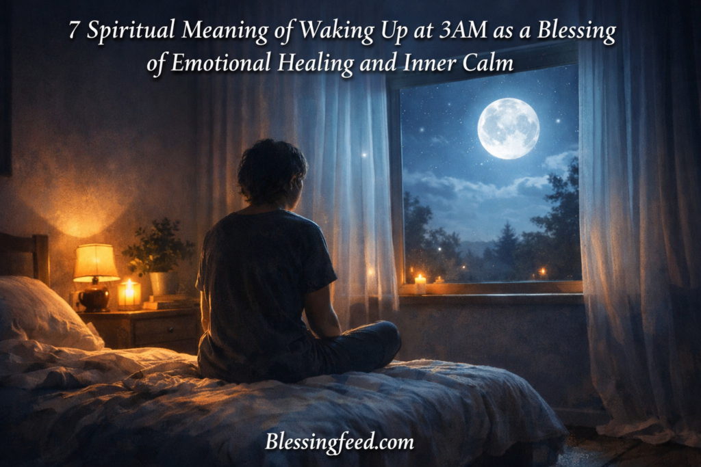 7 Spiritual Meaning of Waking Up at 3AM as a Blessing of Emotional Healing and Inner Calm