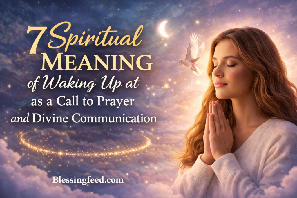 7 Spiritual Meaning of Waking Up at 3AM as a Call to Prayer and Divine Communication
