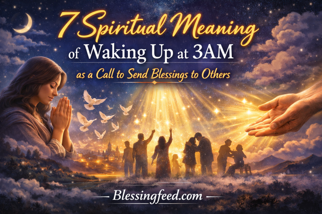 7 Spiritual Meaning of Waking Up at 3AM as a Call to Send Blessings to Others