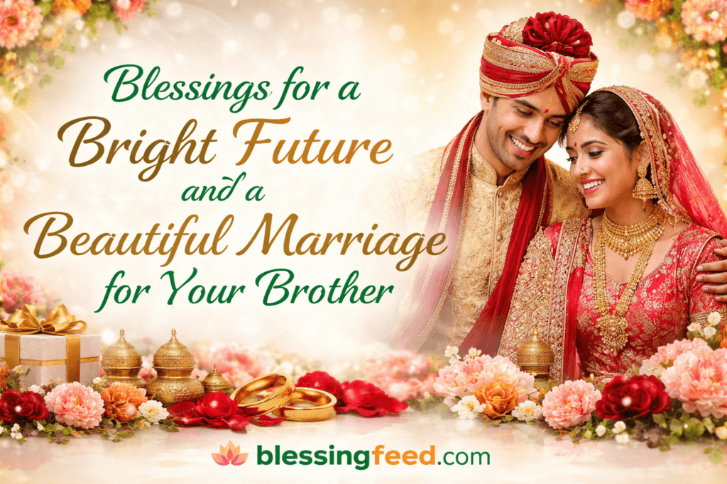 Blessings for a Bright Future and a Beautiful Marriage for Your Brother