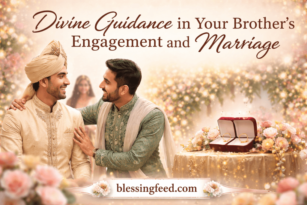 Divine Guidance in Your Brother’s Engagement and Marriage