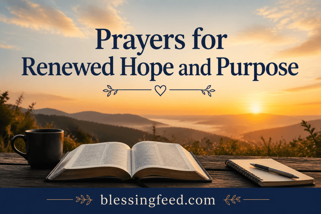 Prayers for Renewed Hope and Purpose