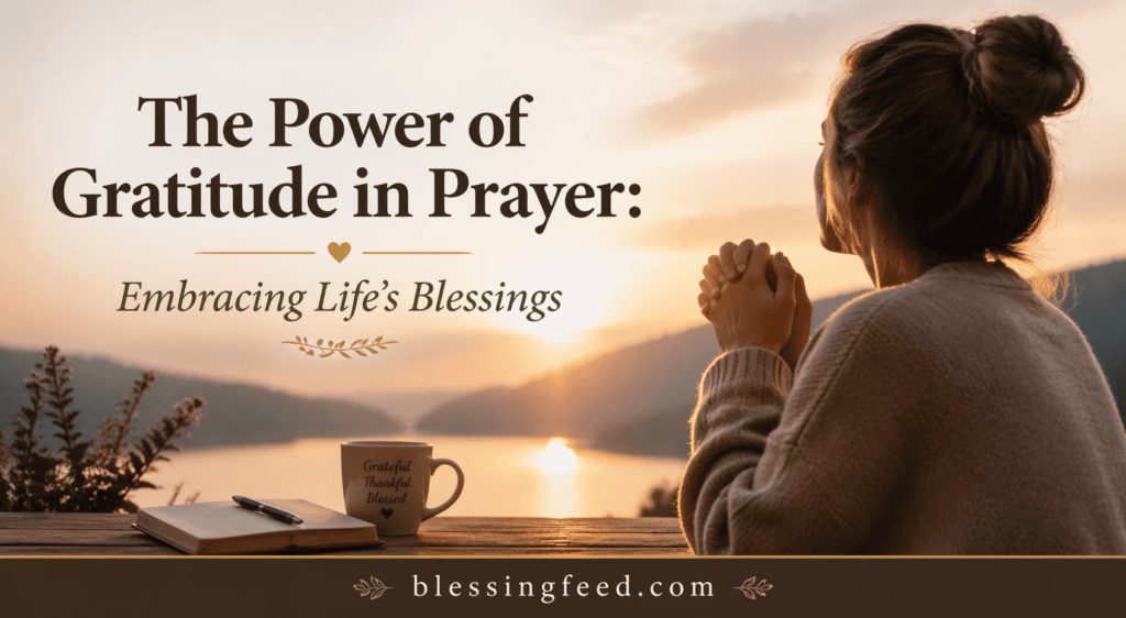 The Power of Gratitude in Prayer: Embracing Life’s Blessings