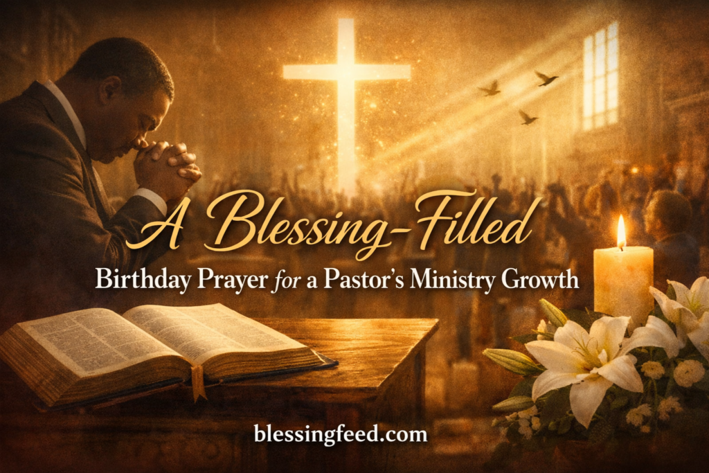 A Blessing-Filled Birthday Prayer for a Pastor’s Ministry Growth