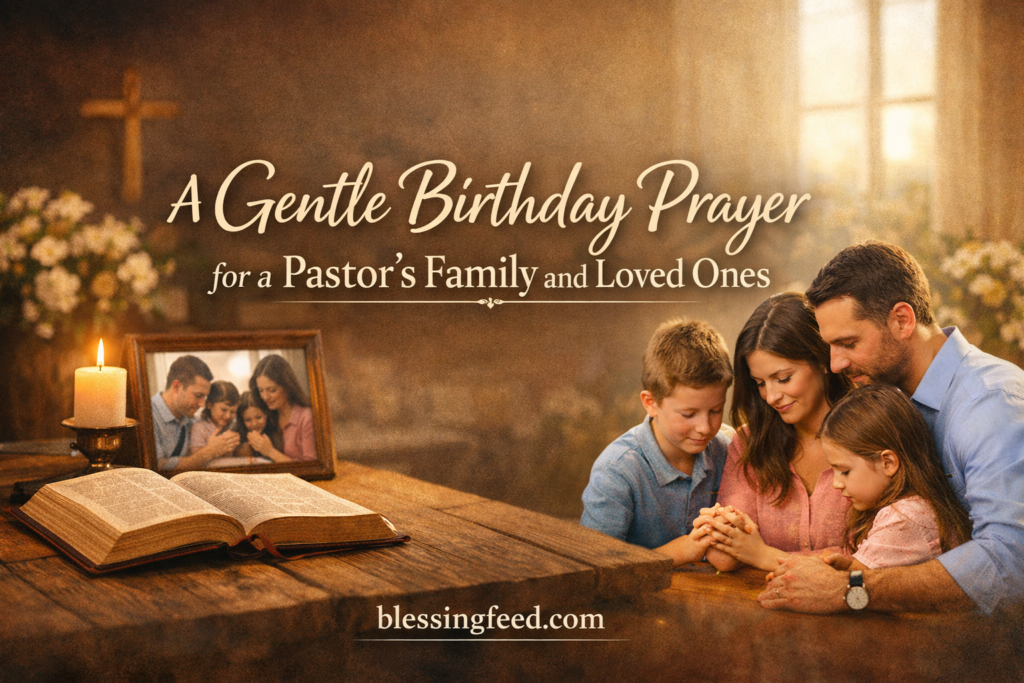 A Gentle Birthday Prayer for a Pastor’s Family and Loved Ones