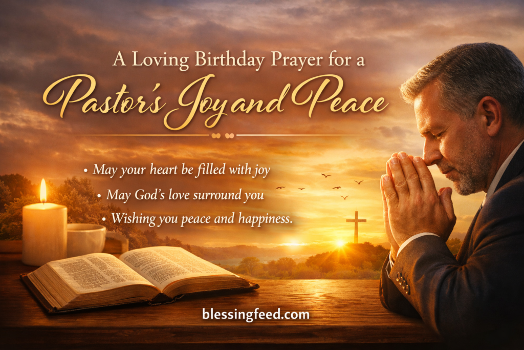 A Loving Birthday Prayer for a Pastor’s Joy and Peace