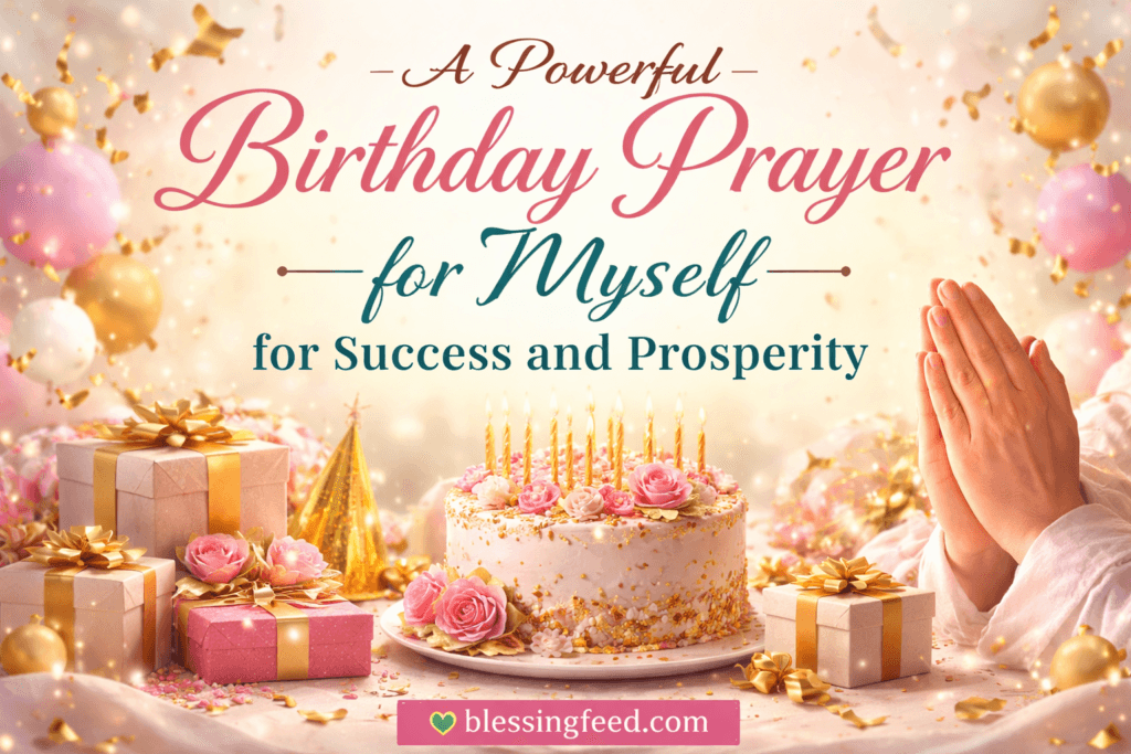 A Powerful Birthday Prayer for Myself for Success and Prosperity