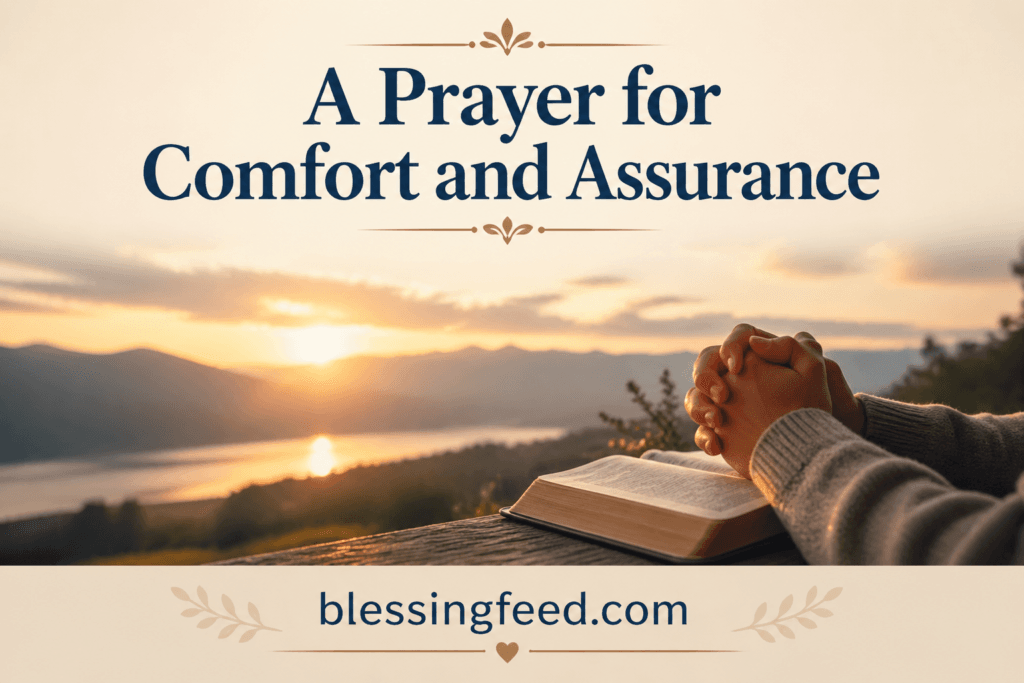 A Prayer for Comfort and Assurance