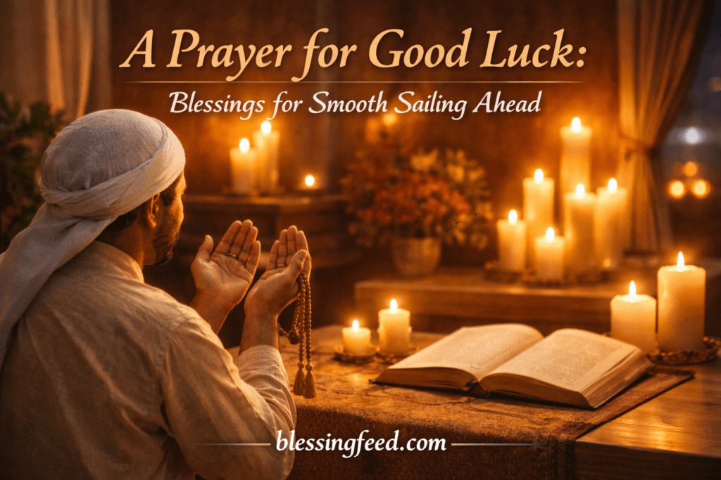 A Prayer for Good Luck: Blessings for Smooth Sailing Ahead