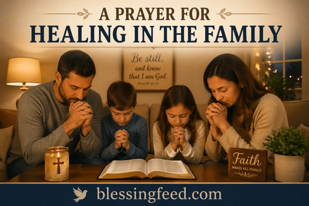 A Prayer for Healing in the Family