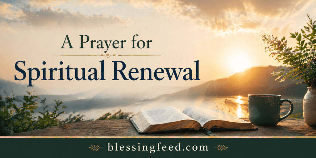 A Prayer for Spiritual Renewal