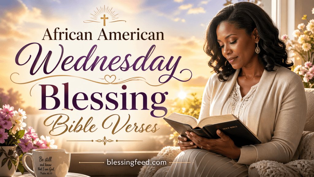 African American Wednesday Blessing Bible Verses