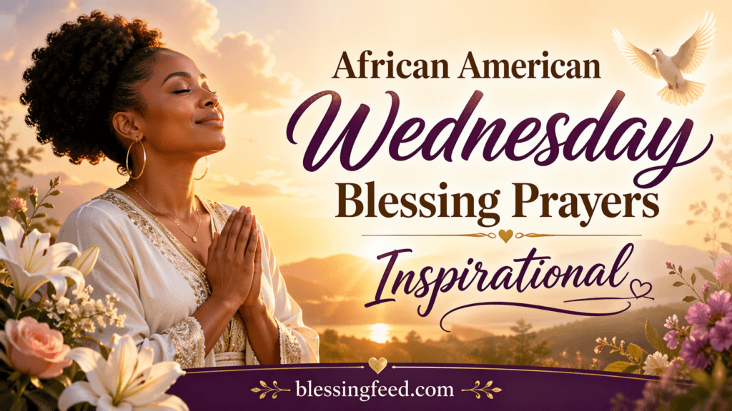 African American Wednesday Blessing Prayers Inspirational