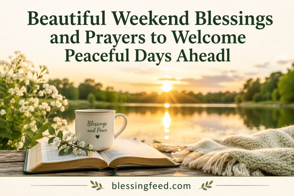 Beautiful Weekend Blessings and Prayers to Welcome Peaceful Days Ahead
