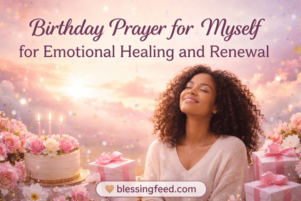 Birthday Prayer for Myself for Emotional Healing and Renewal
