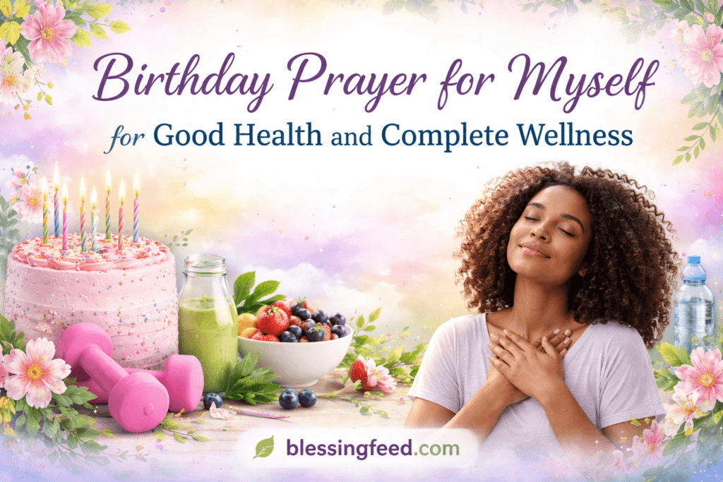 Birthday Prayer for Myself for Good Health and Complete Wellness