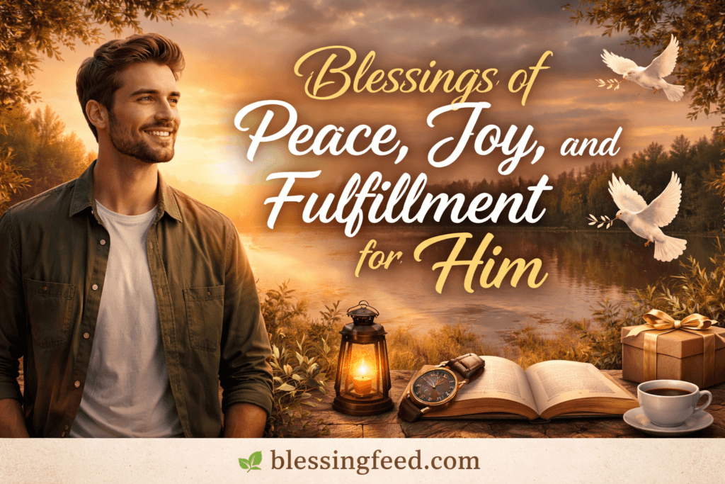Blessings of Peace, Joy, and Fulfillment for Him