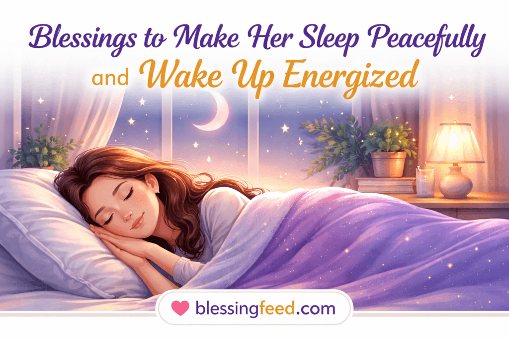 Blessings to Make Her Sleep Peacefully and Wake Up Energized