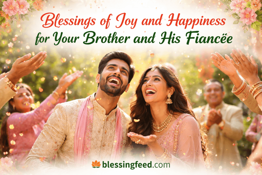 Blessings of Joy and Happiness for Your Brother and His Fiancée