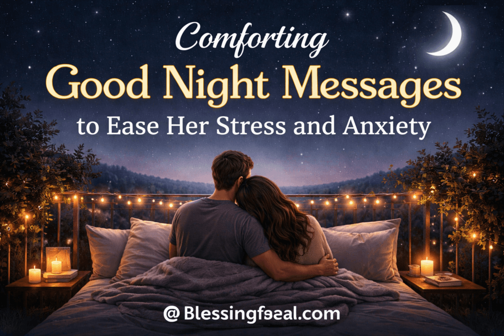 Comforting Good Night Messages to Ease Her Stress and Anxiety