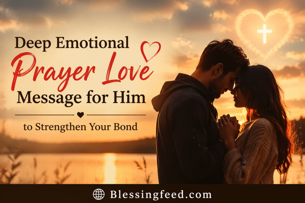 Deep Emotional Prayer Love Message for Him to Strengthen Your Bond