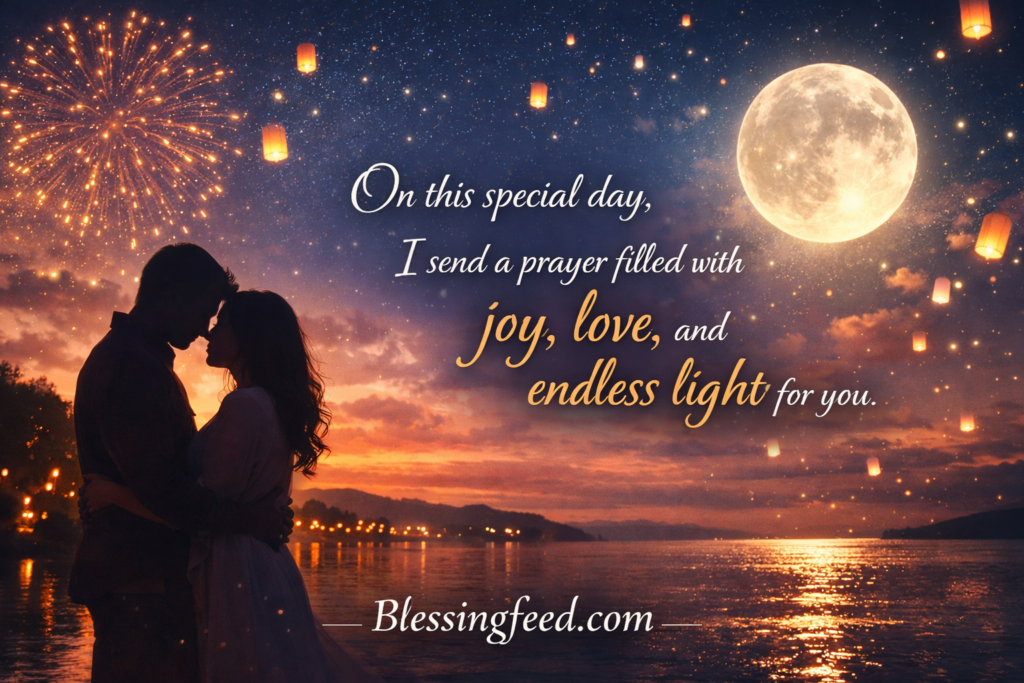 Special Occasion Prayer Love Message for Him Full of Joy and Light