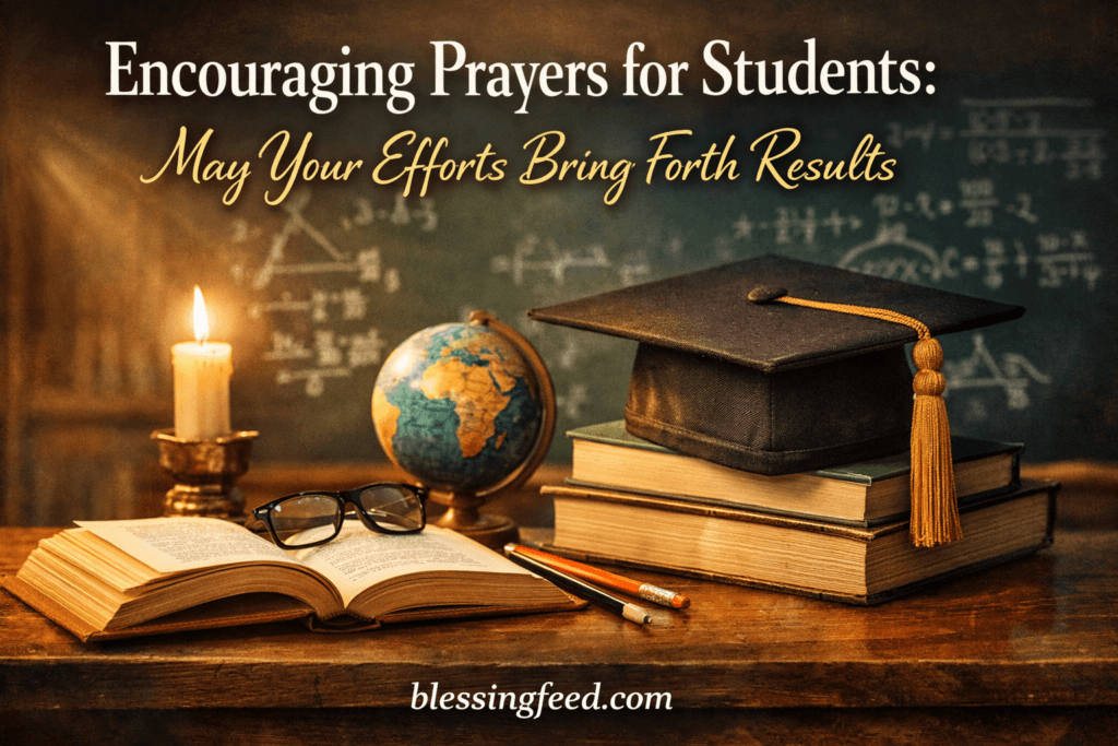 Encouraging Prayers for Students: May Your Efforts Bring Forth Results