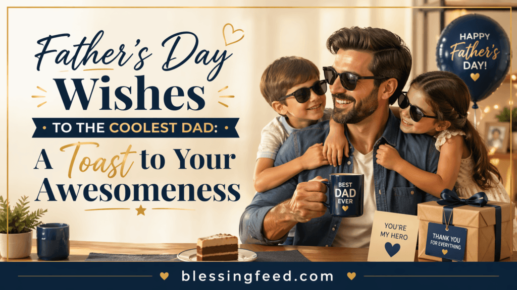 Father’s Day Wishes to the Coolest Dad: A Toast to Your Awesomeness