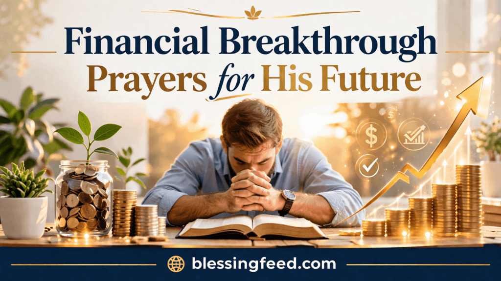 Financial Breakthrough Prayers for His Future