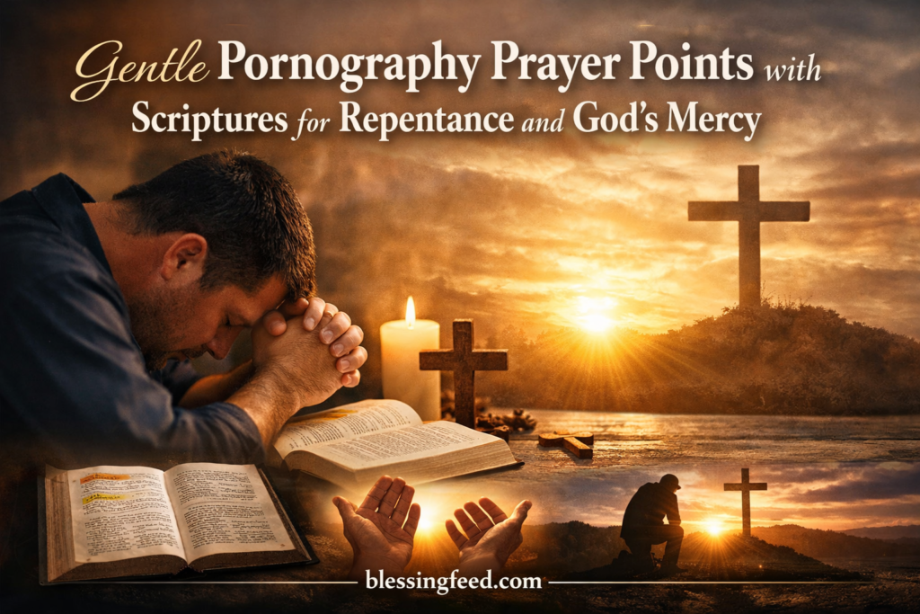 Gentle Pornography Prayer Points with Scriptures for Repentance and God’s Mercy