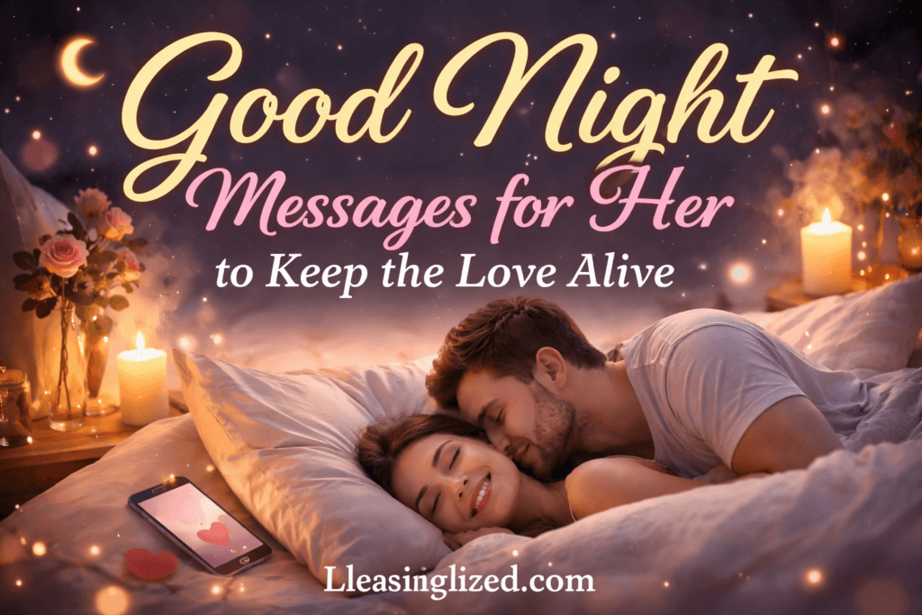 Good Night Messages for Her to Keep the Love Alive