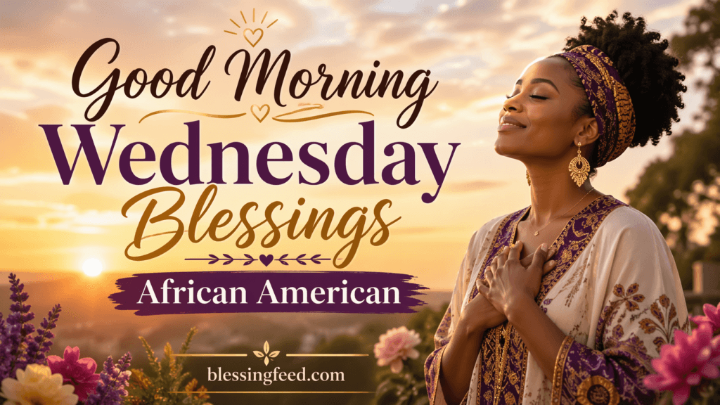 Good Morning Wednesday Blessings African American