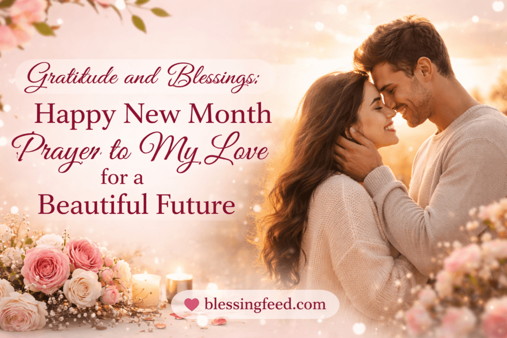 Gratitude and Blessings: Happy New Month Prayer to My Love for a Beautiful Future
