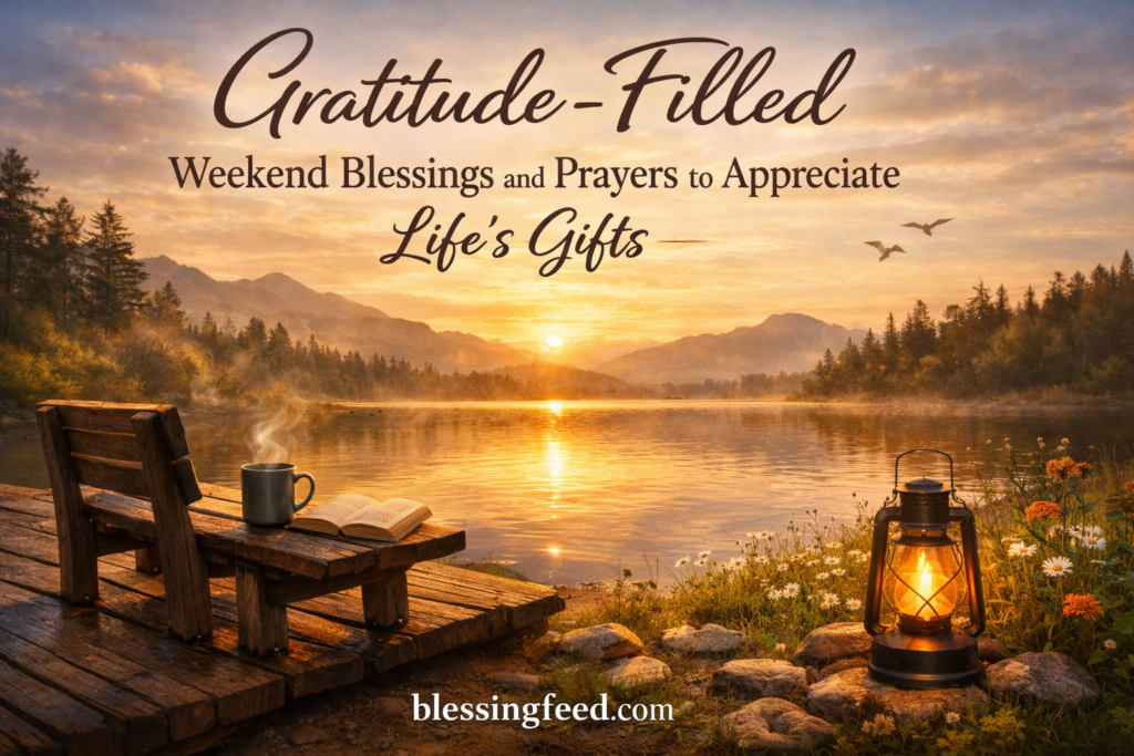 Gratitude-Filled Weekend Blessings and Prayers to Appreciate Lifeβs Gifts
