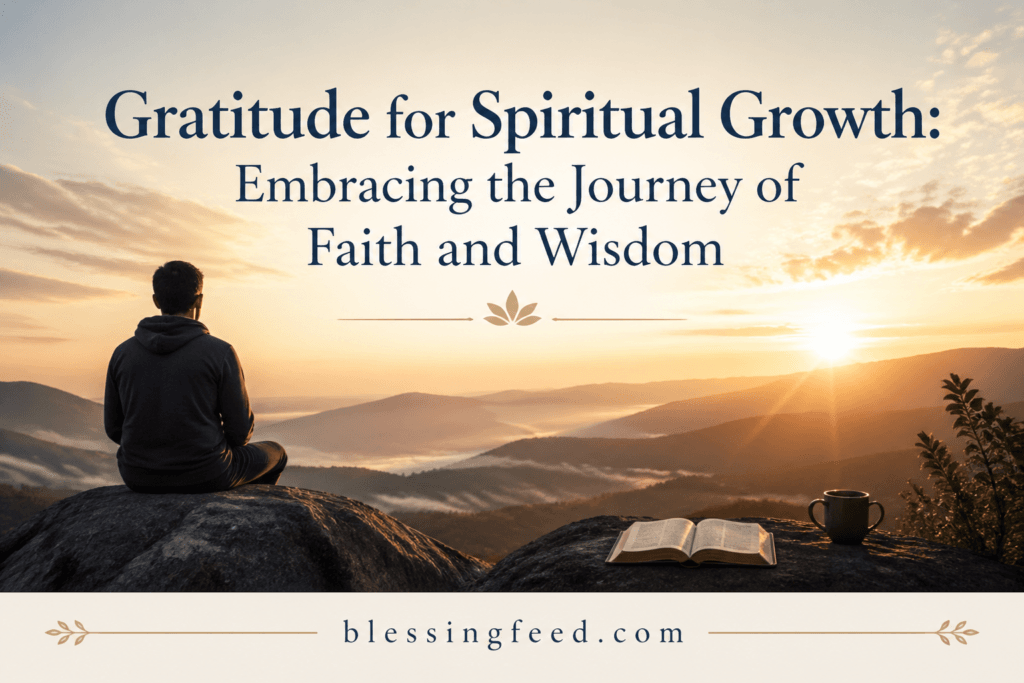Gratitude for Spiritual Growth: Embracing the Journey of Faith and Wisdom