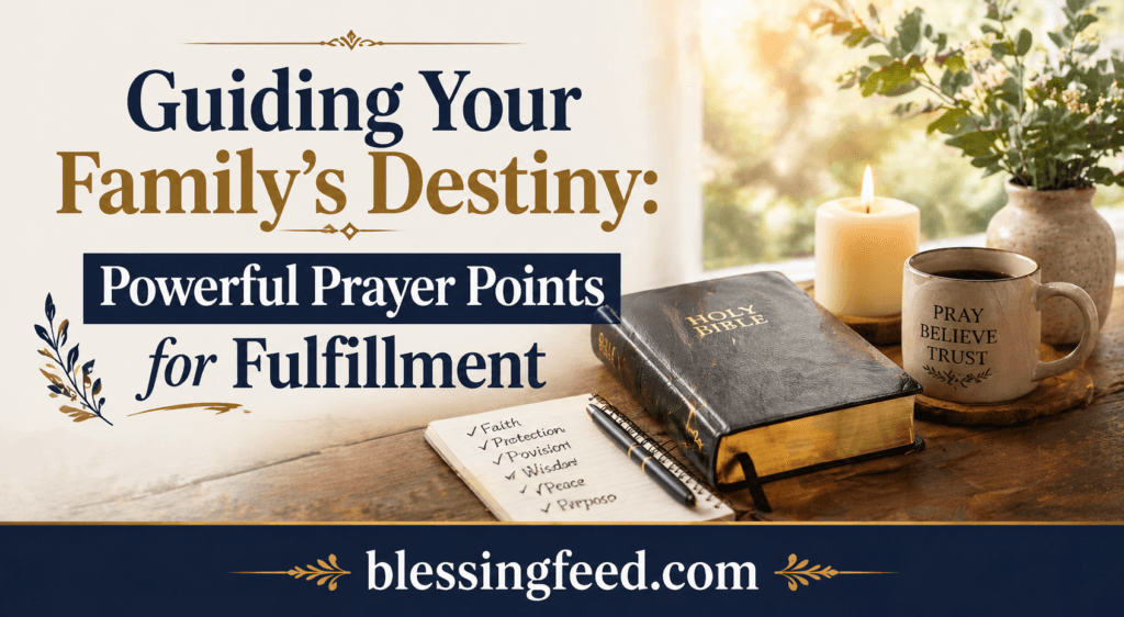 Guiding Your Family's Destiny: Powerful Prayer Points for Fulfillment