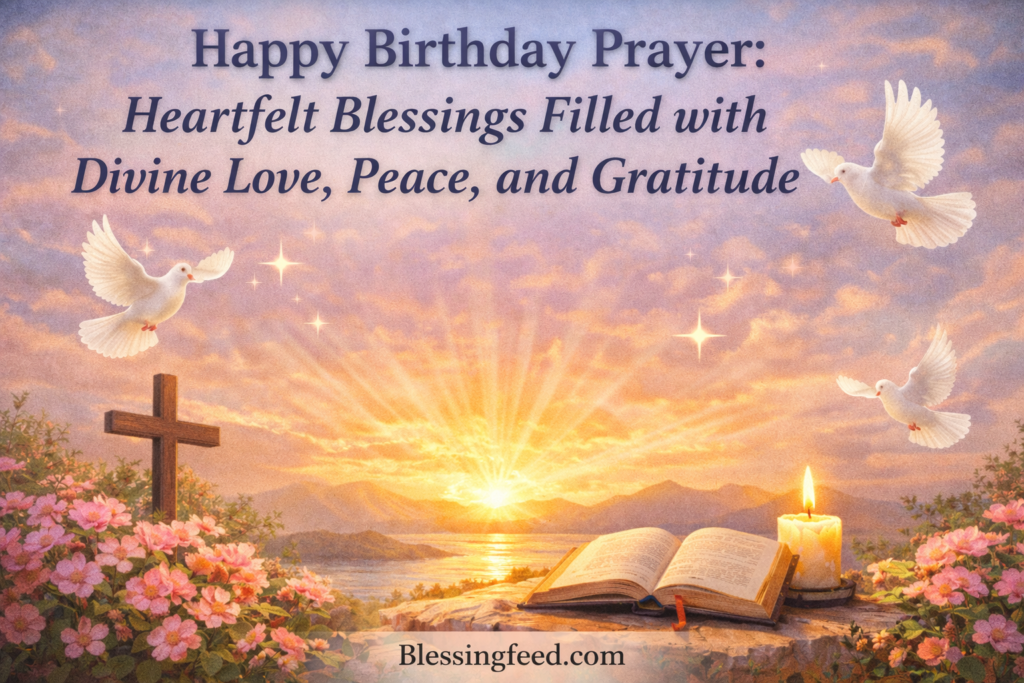 Happy Birthday Prayer: Heartfelt Blessings Filled with Divine Love, Peace, and Gratitude