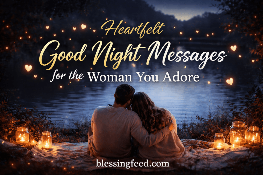 Heartfelt Good Night Messages for the Woman You Adore