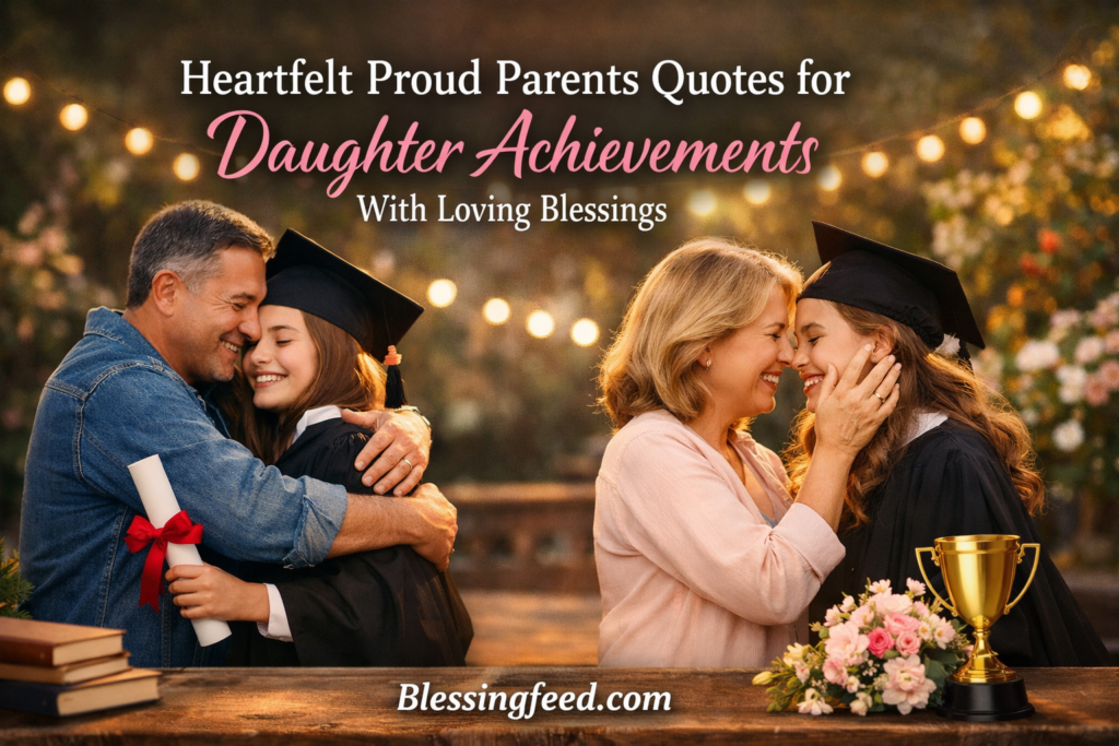 Heartfelt Proud Parents Quotes for Daughter Achievements With Loving Blessings