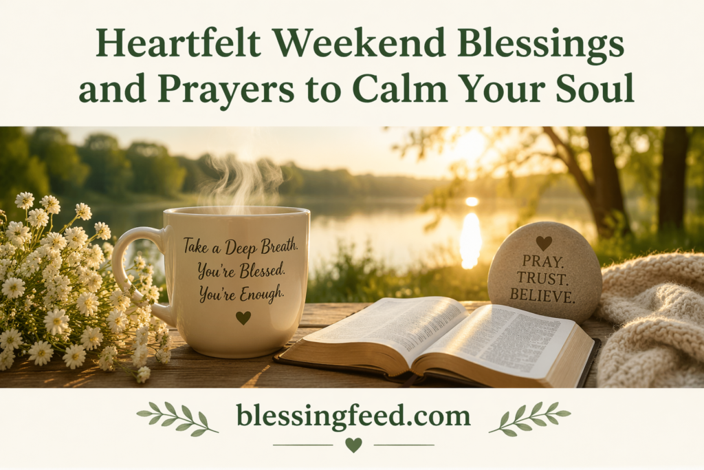Heartfelt Weekend Blessings and Prayers to Calm Your Soul