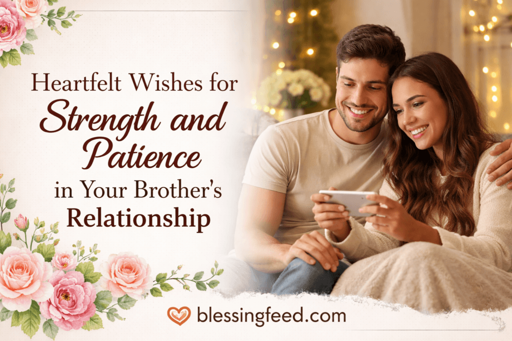 Heartfelt Wishes for Strength and Patience in Your Brother’s Relationship