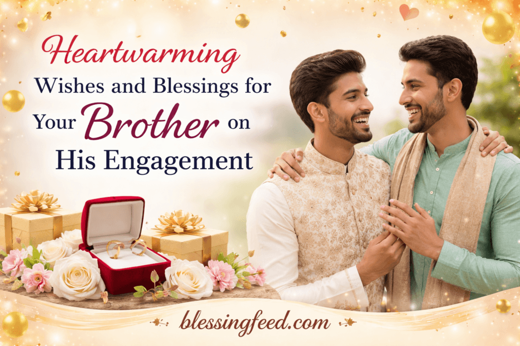 Heartwarming Wishes and Blessings for Your Brother on His Engagement
