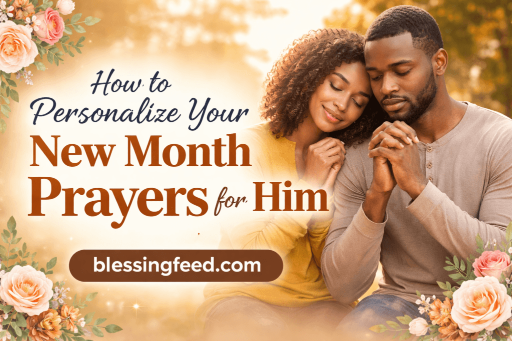 How to Personalize Your New Month Prayers for Him