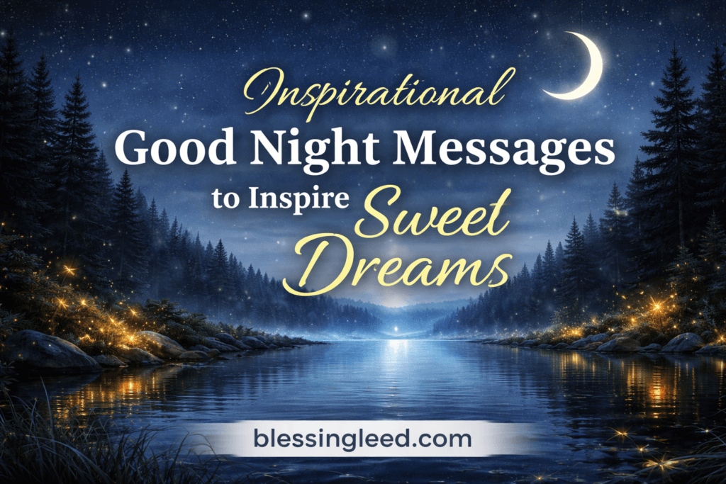 Inspirational Good Night Messages to Inspire Sweet Dreams