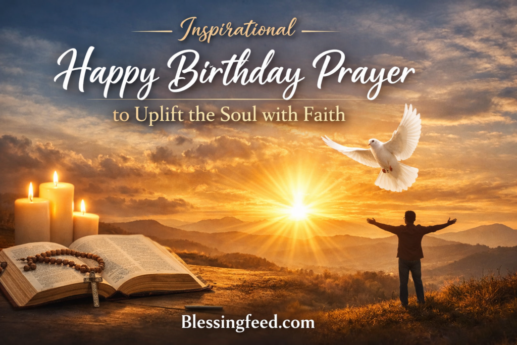 Inspirational Happy Birthday Prayer to Uplift the Soul with Faith
