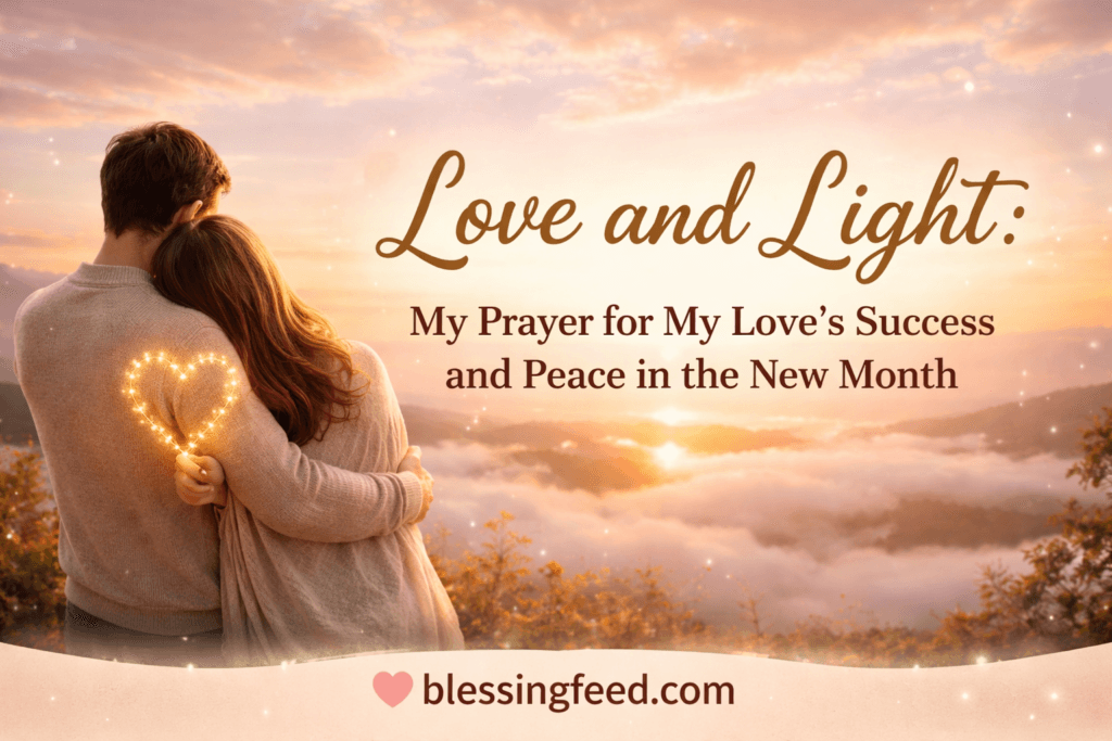 Love and Light: My Prayer for My Love’s Success and Peace in the New Month