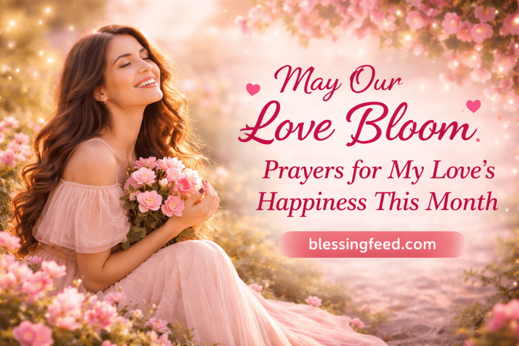 May Our Love Bloom: Prayers for My Love’s Happiness This Month