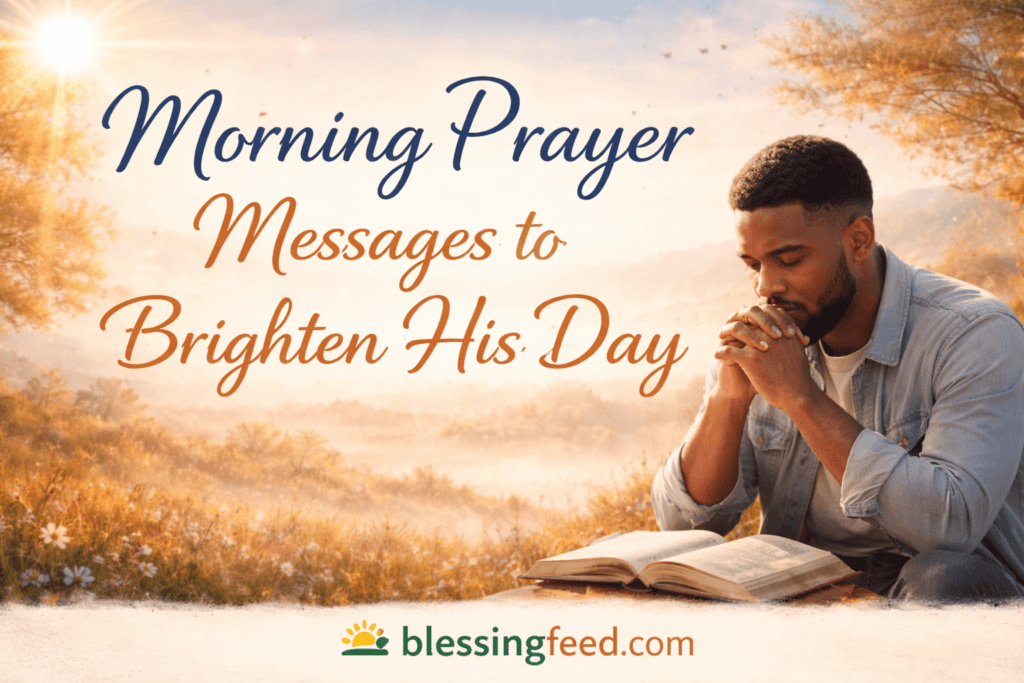 Morning Prayer Messages to Brighten His Day