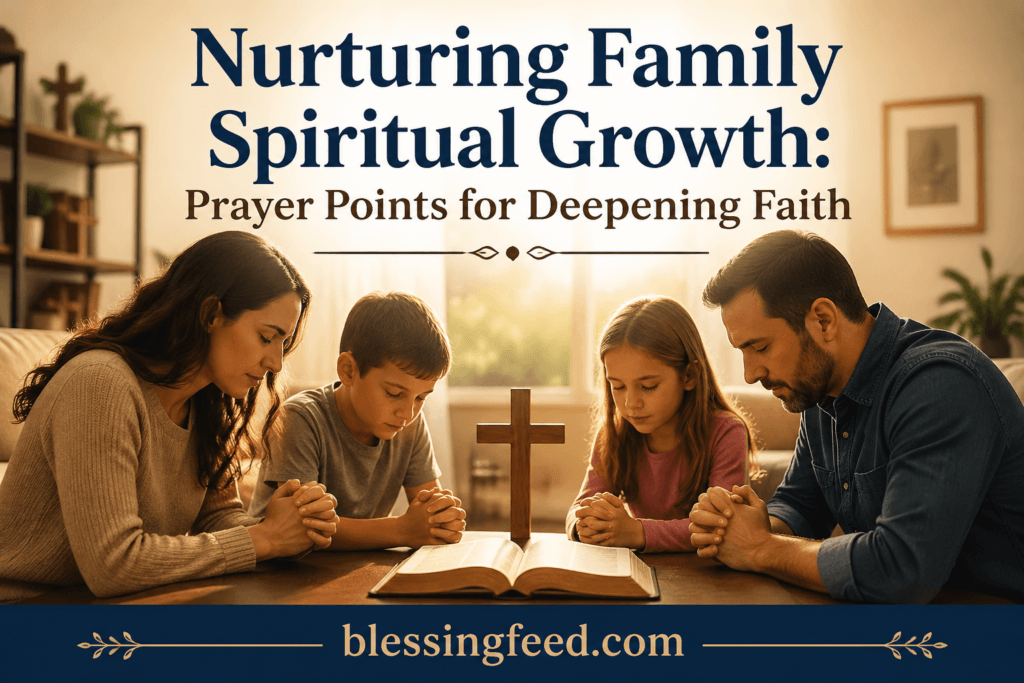 Nurturing Family Spiritual Growth: Prayer Points for Deepening Faith