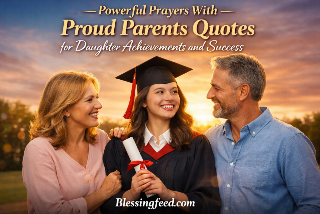 Powerful Prayers With Proud Parents Quotes for Daughter Achievements and Success